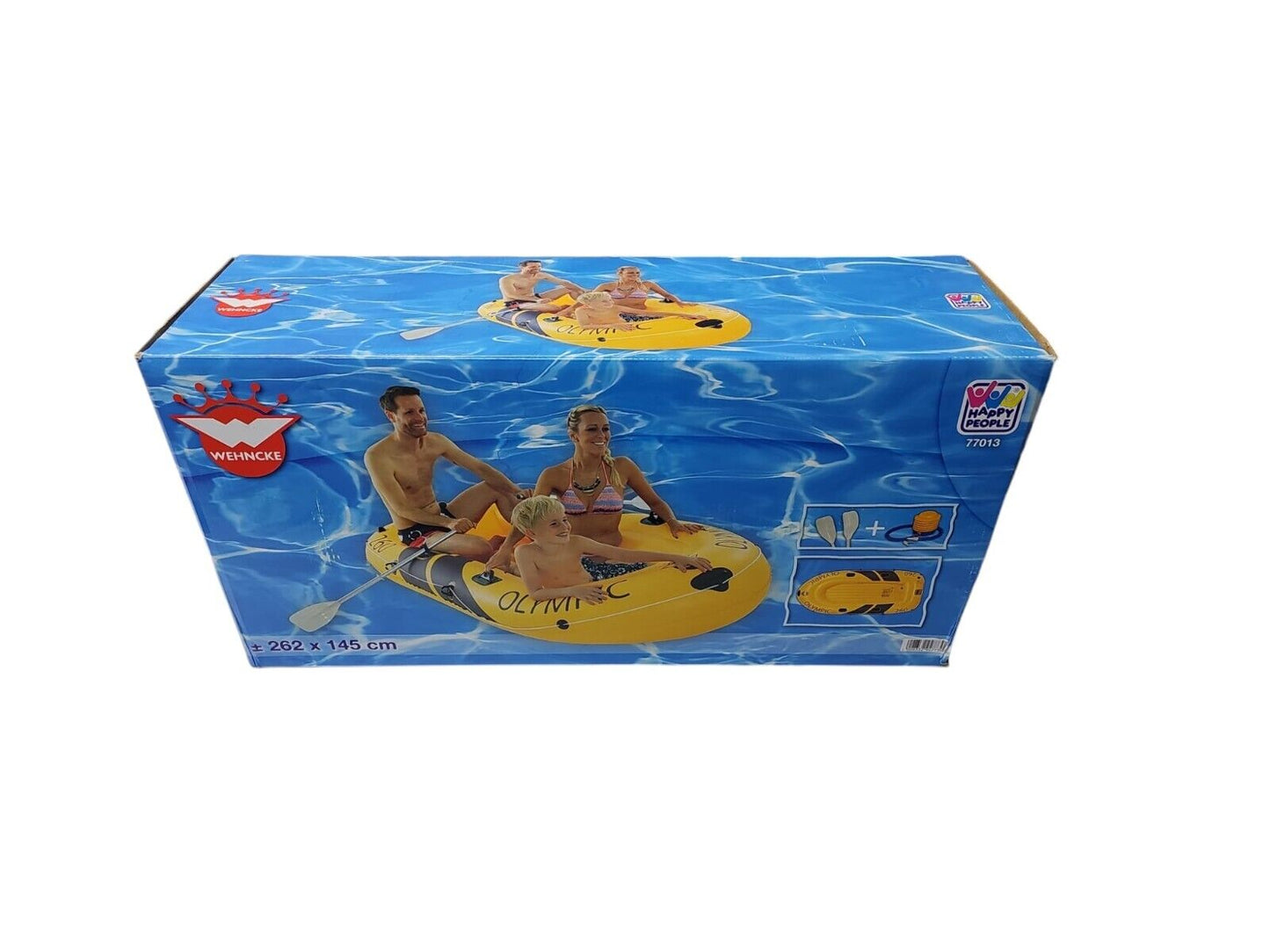 Wehncke Schlauchboot Olympic 260er Badeboot /Ruderboot, 252x125 NEU/OVP