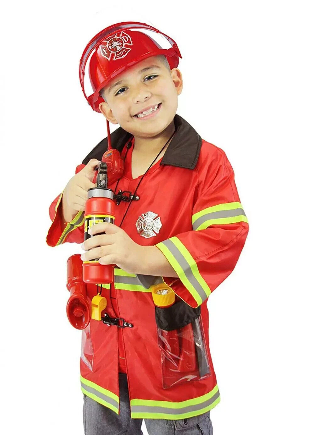 Joyin Spielzeug Kinder Feuerwehrmann Feuerwehrmann Kostüm Spielen Verkleidung